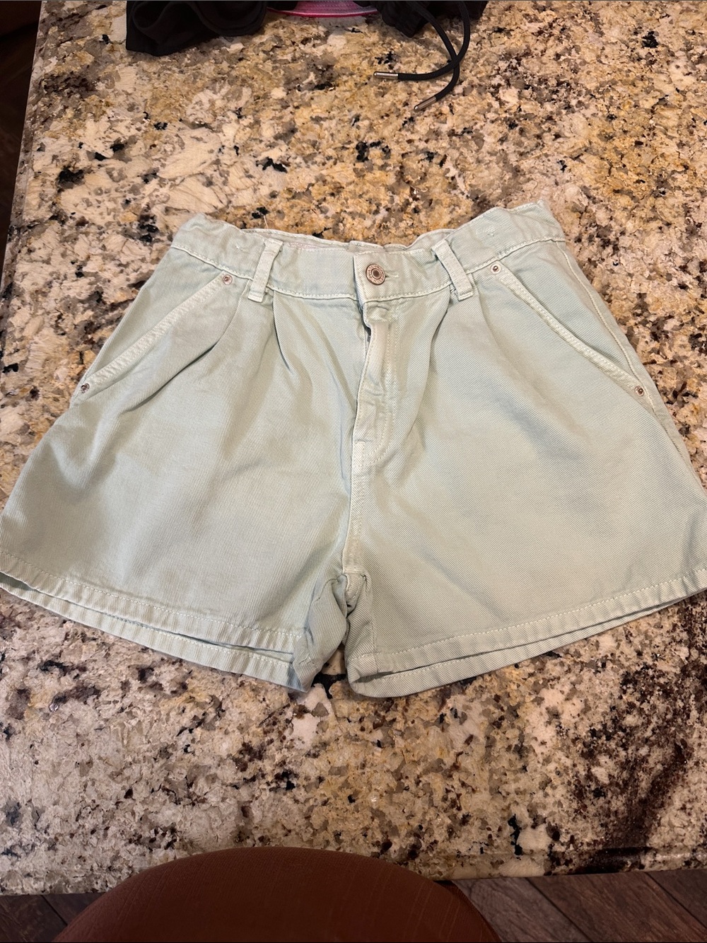 Light Mint Women's High-Waist Casual Shorts